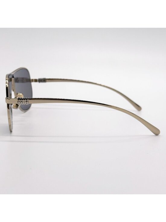 NEW MIU MIU SUNGLASSES MUA56S ZVN80Q WOMEN GOLD MU A56S, SMU A56 EYEWEAR main image 9